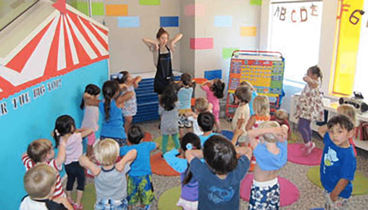 Kids enjoying their school