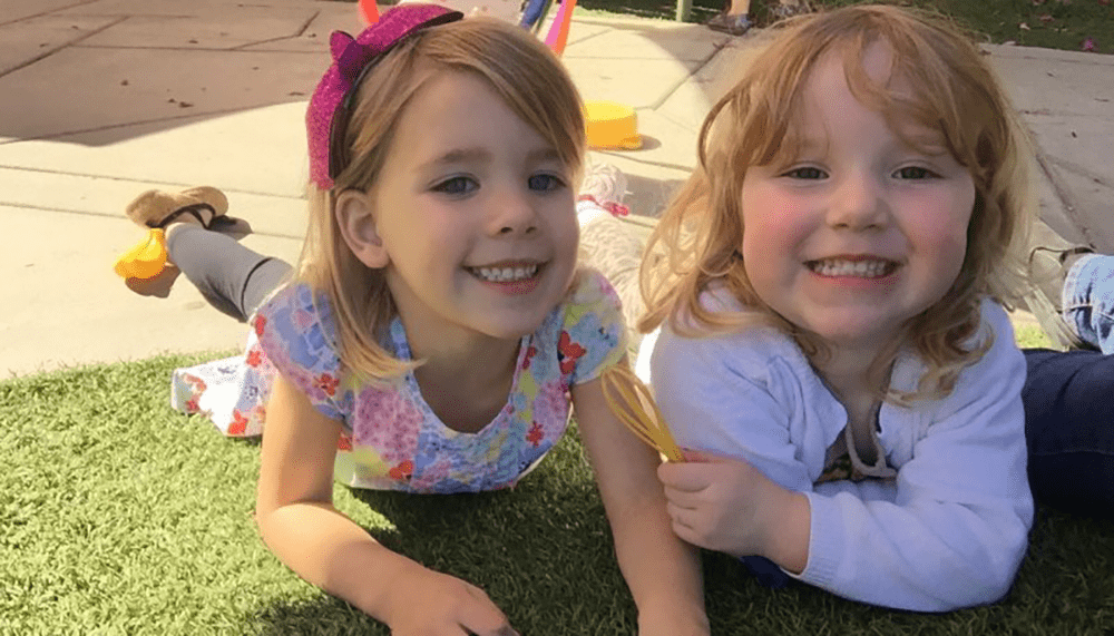 Two beautiful kids smiling